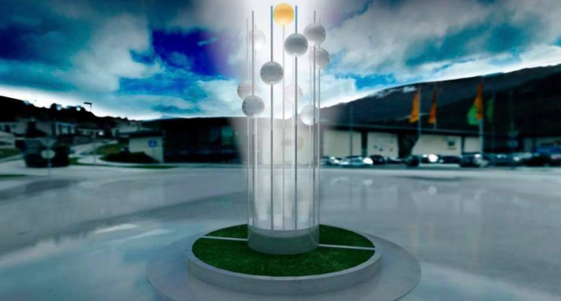 Ulstein Rotary sitt iniativ for et monument i høve Hødd sitt 100års jubileum.