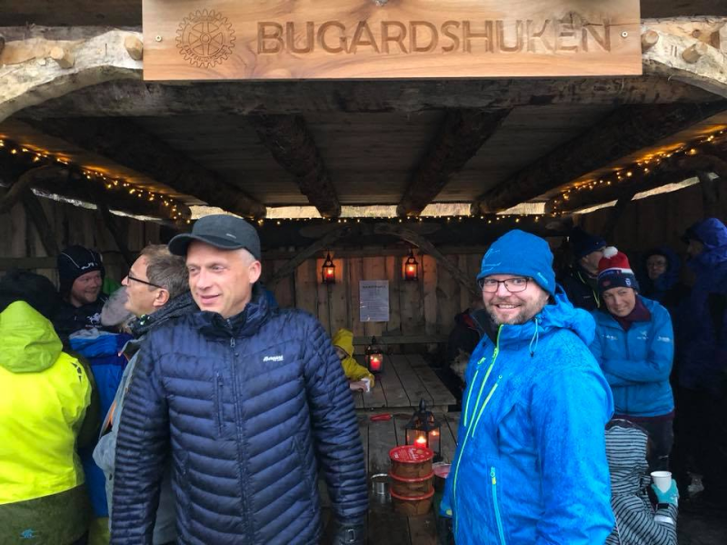 Åpning av Bugardshuken