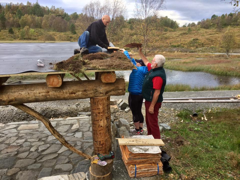 Tett tak på Bugardshuken!