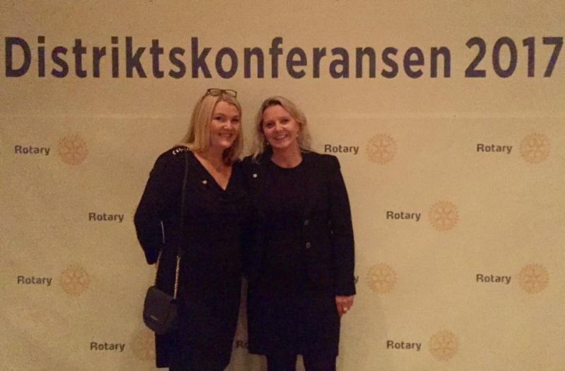 President og Sekretær på Distriktskonferanse