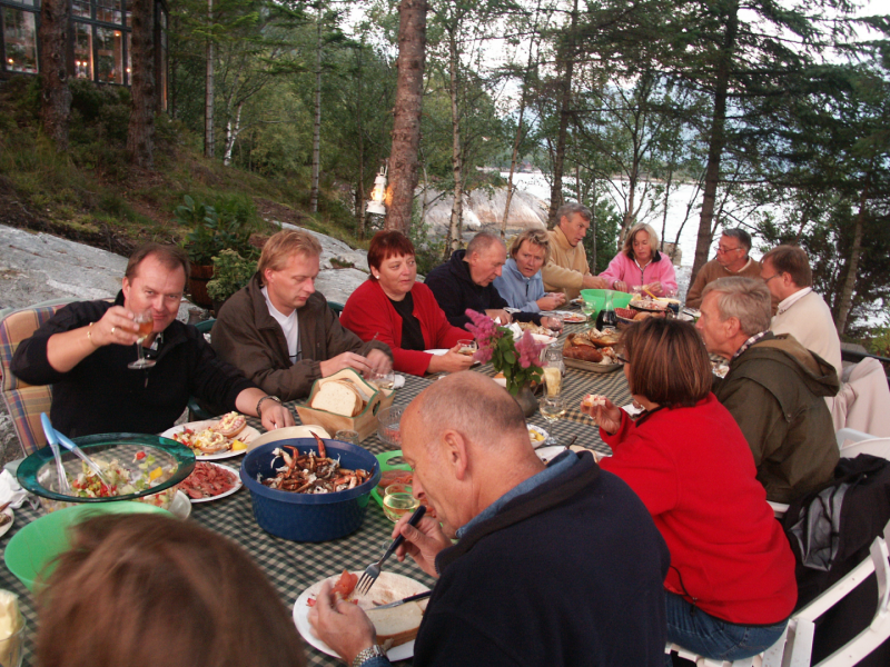 Krabbefest i Eiksund