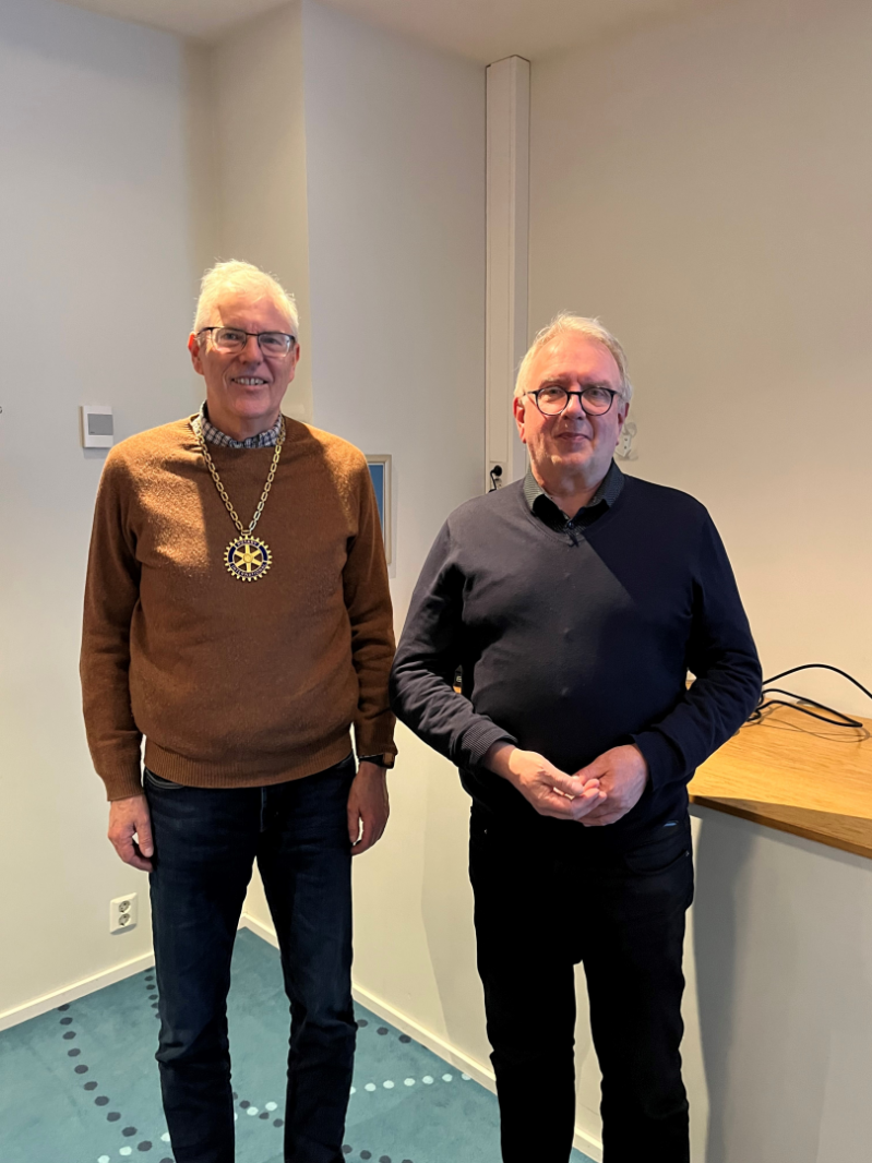 Orienteringsmøte om The Rotary Foundation frå Gunnar Kvalsund