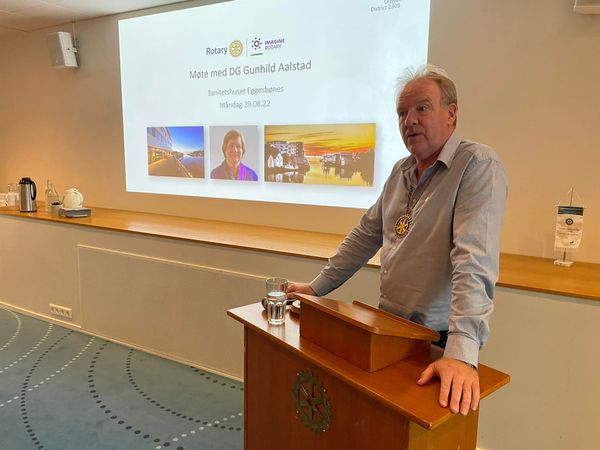 Åpning av Rotaryåret 2022/2023