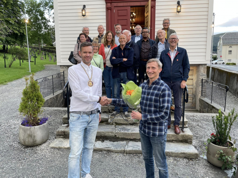 Backstage Ulstein kyrkje