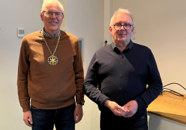 Orienteringsmøte om The Rotary Foundation frå Gunnar Kvalsund
